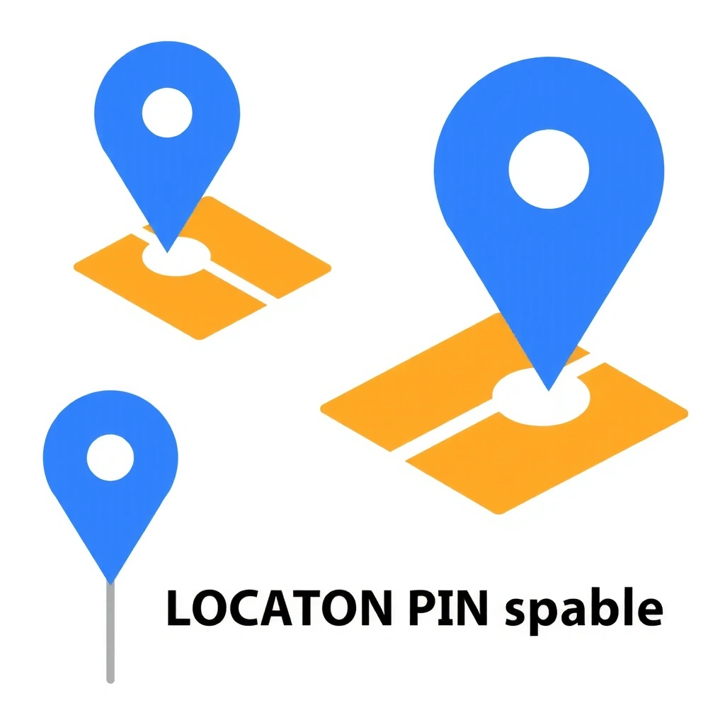 Location pin icon representing physical address