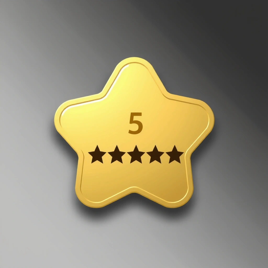 Star icon representing a 4-star rating